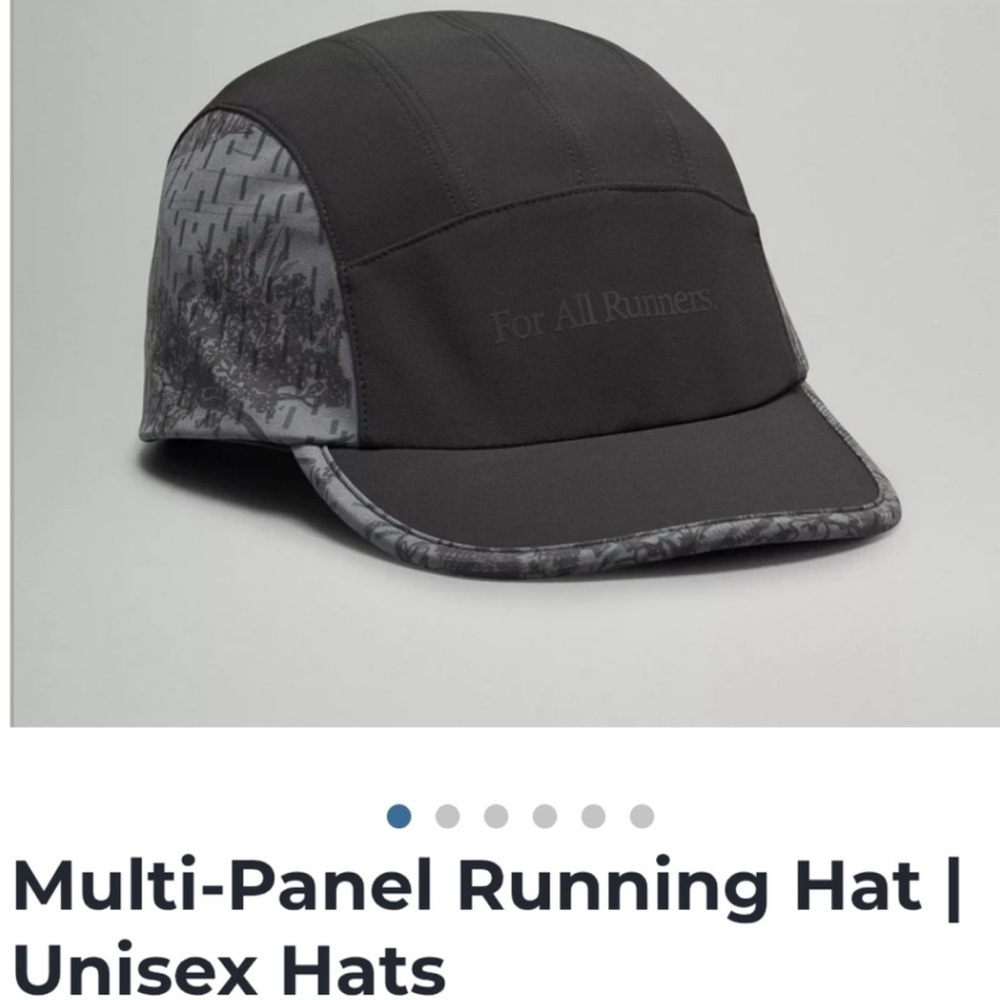 Lululemon Multi Panel For All Runners Running Hat Toile Edition